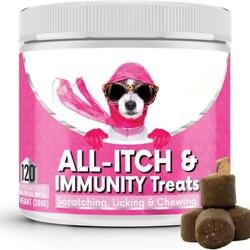 5-in-1 Dog Chews – Itch Relief, Immune Support, Skin & Coat, Allergy Care & Vitality, 120 Chews